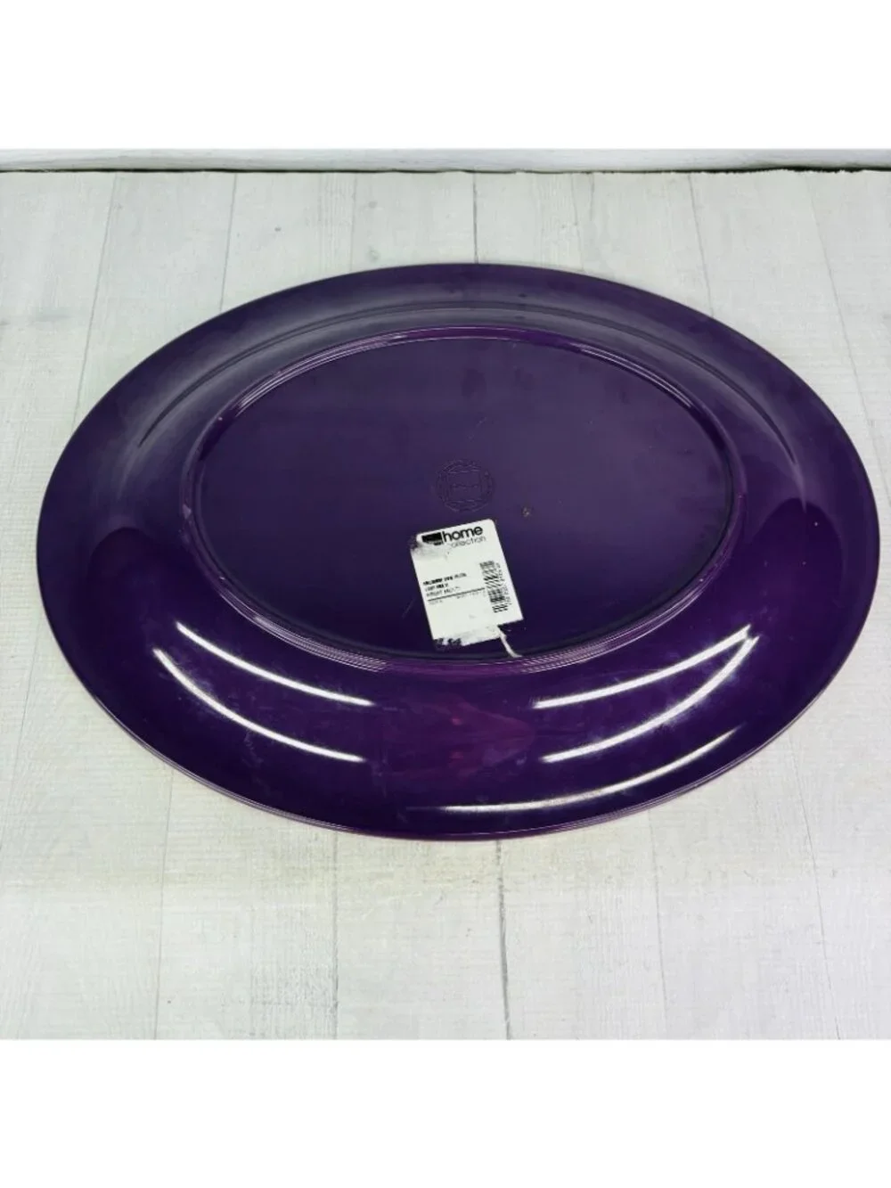 JC Penny Home Collection FRUIT MULTI Purple Melamine Large Oval Serving Platter